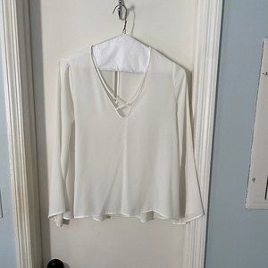 Lush Off-White Blouse